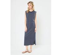 Vila - VIVERIANA O-NECK S/L MIDI DRESS Blu - Abbigliamento S Blu
