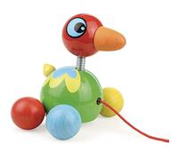 Vilac 1822 - Uccellino Colorato Gioco da Tirare, in Legno