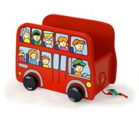 Vilac - 2123 - Giocattoli a trarre in legno - Bus A Trascinare per Doudou