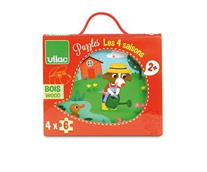 Vilac - 2641 - Les 4 Saisons Puzzles - 24 Pezzi