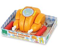 Vilac 6304 - Cucina: Il Pollo Arrosto Da Tagliare Gioco D'Imitazione, con Tagliere e Strumenti Da Cucina, Legno