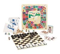 Vilac- Grand coffret Multi-Jeux P,Arrhenius Set Giochi da Tavolo Classici in Legno Ingela P.Arrhenius, Multicolore, 7609