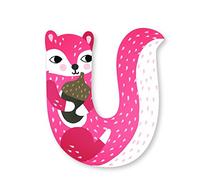 Vilac 85021 - Lettera U Michelle Carlslund, in legno