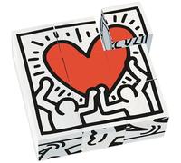 Vilac 9227 Keith Haring Set di 9 cubi, Multicolore, taglia unica, VIL9227