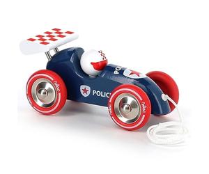 Vilac - Auto da corsa per trascinare la polizia, 2309P, multicolore