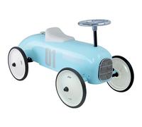 Vilac - Auto portatrice Vintage in metallo blu cielo - Sviluppa la motoria del tuo bambino - Veicolo in metallo - Giocattolo per bambini - A partire dai 18 mesi - 1124