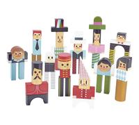 Vilac blocchi di legno personaggi, 50 pezzi