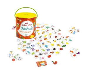 Vilac Cerca e Trova Gioco, Gioco di osservazione, Bingo per Bambini, Viene Fornito in Pratico Contenitore, Facile da trasportare, 3-6 Anni