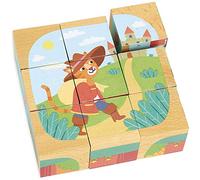 Vilac - Cubi in Legno Les Contes, 2407, Multicolore