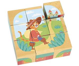 Vilac - Cubi in Legno Les Contes, 2407, Multicolore