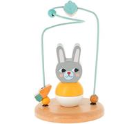 Vilac - Giocattolo di risveglio coniglietto - Michelle Carlslund - Gioco da impilare in legno massello - Sviluppa le abilità motorie - Metodo Montessori - per bambini da 1 anno