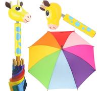 VILAC - Giochi e Giocattoli - Ombrello PAF Flip Flap la Giraffa in legno laccato - Giallo - Gioco per bambini dai 3 anni - Multicolore - Made in France - 4417S