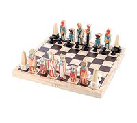 Vilac - Gioco degli scacchi Hieroglifi Le Louvre, 9506, multicolore