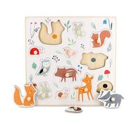Puzzle Animali del Bosco con Maniglie di Sarah Betz