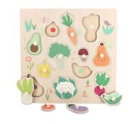 Vilac- Incasso in Legno, Verdure da Giardino-Sarah Betz, Multicolore, KC1719