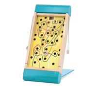Vilac labirinto 2 in 1 - gioco di equilibrio in legno per allenare la destrezza