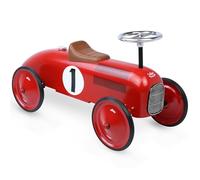 Vilac - Macchinina cavalcabile in metallo, 72 cm, Rosso