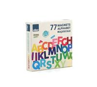 Vilac alfabeto maiuscolo 77 pz-Giochi creativi-77 magneti lettere minuscole Gioco di risveglio legno-Giocattolo per bambini dai 3 anni-6705, 6705