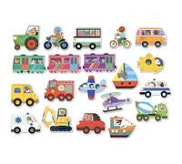 Vilac Magnets magneti Traffic 3y+ 20 pz