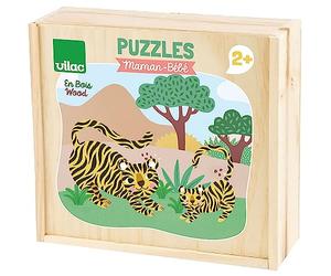 Vilac - Panda Puzzle, 8569, Multicolore