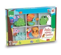 Vilac Perline Animali Domestici Giocattolo Educativo in Legno per Bambini | Perline da infilare e manipolare | figurine animali colorate | sviluppa motricità fine e creatività | idea regalo ludica oggi
