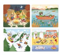 Vilac puzzle in legno Avventure 4in1