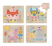 Vilac- Puzzles évolutifs Suzy Ultman Puzzle in Legno, Multicolore, 8906