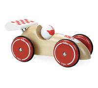 Vilac Racing car XL naturale con ala bianca
