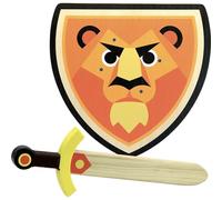 Vilac- Set Bouclier et épée Lion ASCE da Battaglia, Multicolore, 2962