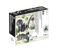 Vilac - Set di 3 puzzle dinosauri con poster, 9626, multicolore
