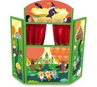 Vilac Teatro delle Fiabe Grande Formato in Legno per Bambini dai 3 Anni | Scenario per marionette e storie | stimola immaginazione e linguaggio | grande formato evolutivo | idea regalo ludica oggi