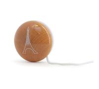 Vilac - Yoyo Torre Eiffel Bianco in Legno Massiccio - Collaborazione Ufficiale Torre Eiffel x Vilac - Laccato Bianco & Faggio Verniciato - Giocattolo Tradizionale - Idea Regalo Souvenir Parigi dai 5