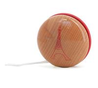 Vilac - Yoyo Torre Eiffel Rossa in Legno Massiccio - Collaborazione Ufficiale Torre Eiffel x Vilac - Laccato Rosso & Faggio Verniciato - Giocattolo Tradizionale - Idea Regalo Souvenir Parigi dai 5