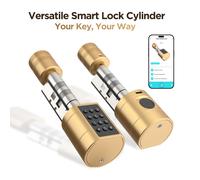 Viladepot Smart Lock Cilindro Serratura per impronte digitali Interfaccia TYPE-C Controllo app Codice di accesso Carta d'identità per interni