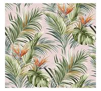 Vilber Carta da parati stampa digitale su tessuto non tessuto, PVC free, inchiostri ecologici hp latex collezione LEAVES larghezza speciale cm 68x10 lunghezza copre 6,80 mq ADRIA.3168W 24