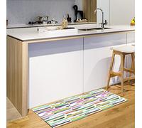 vilber Gran Chef Righe Tappeto, vinile, Multicolore, 50 x 140 x 0.2 cm