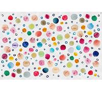 vilber Kids Dots Tappeto, vinile, Multicolore, 153 x 230 x 0.2 cm