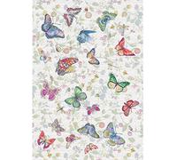 vilber Kids Farfalle Tappeto, vinile, Multicolore, 153 x 230 x 0.2 cm