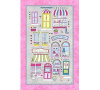 vilber Kids Little Market tappeto, vinile, Multicolore, 100 x 153 x 0.2 cm