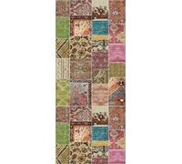 Vilber, Tappeto in vinile, Patchwork, Corridoio, Cucina, Soggiorno, Casa. Multicolore. Diverse dimensioni. Dimensioni: 78 x 180 cm. Sharif 01.