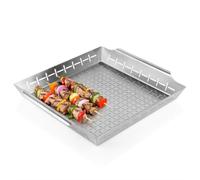 Vilde Cestello perforato in acciaio inox 39, 5 x 35 x 6 cm