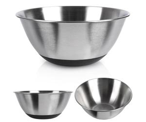 Vilde Ciotola da cucina in acciaio inox, antiscivolo, 19 cm, 1,2 l