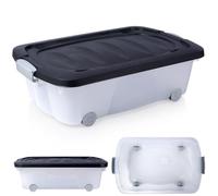 Vilde Contenitore sotto il letto, con ruote, basso, 24 l