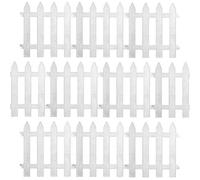 Vilde Palisade - Recinzione decorativa da giardino, 3 m, 30 x 30 cm, 10 pezzi
