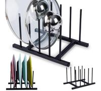 Vilde Scolapiatti in metallo nero 19,5 x 12,5 x 12 cm