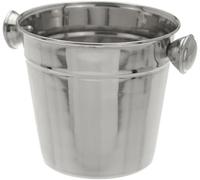 Vilde Secchiello per ghiaccio e raffreddatore per bottiglie in acciaio inossidabile, contenitore per cubetti di ghiaccio, 700 ml