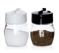 Vilde Set di 2 contenitori per sale e pepe in vetro