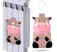 Vilde Umidificatore per termosifone - Umidificatore ad evaporazione ad acqua in ceramica Diffusore per termosifone in ceramica per bambini a forma di mucca