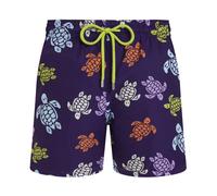 Vilebrequin, ,Swimwear ,Uomo ,Viola ,S Micro-perforated Ultra-light and packable Swim Shorts Tortues Multicolores