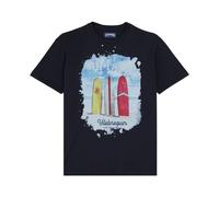Vilebrequin - T-shirt in cotone Surf's Up da uomo - - Tops - Uomo - Blu - 2XL